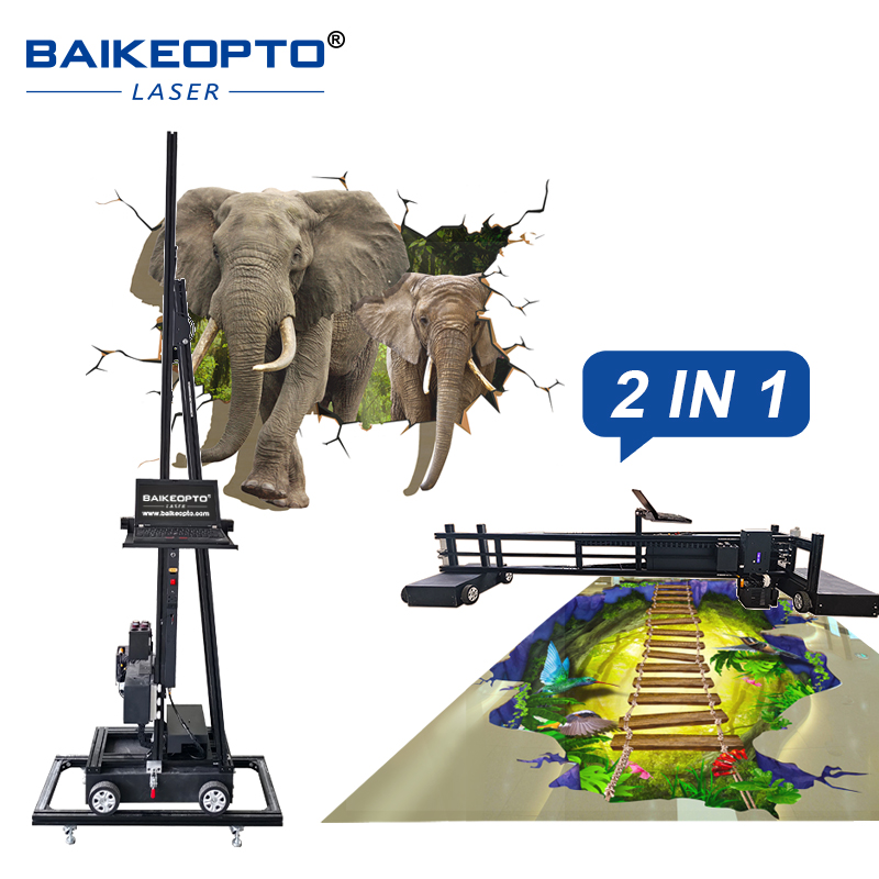 BK-UP1600XT 2-in-1 Inkjet Printer for Wall & Floor Durable Inkjet 2 in 1 Wall and Floor Printer for Long-Term Performance